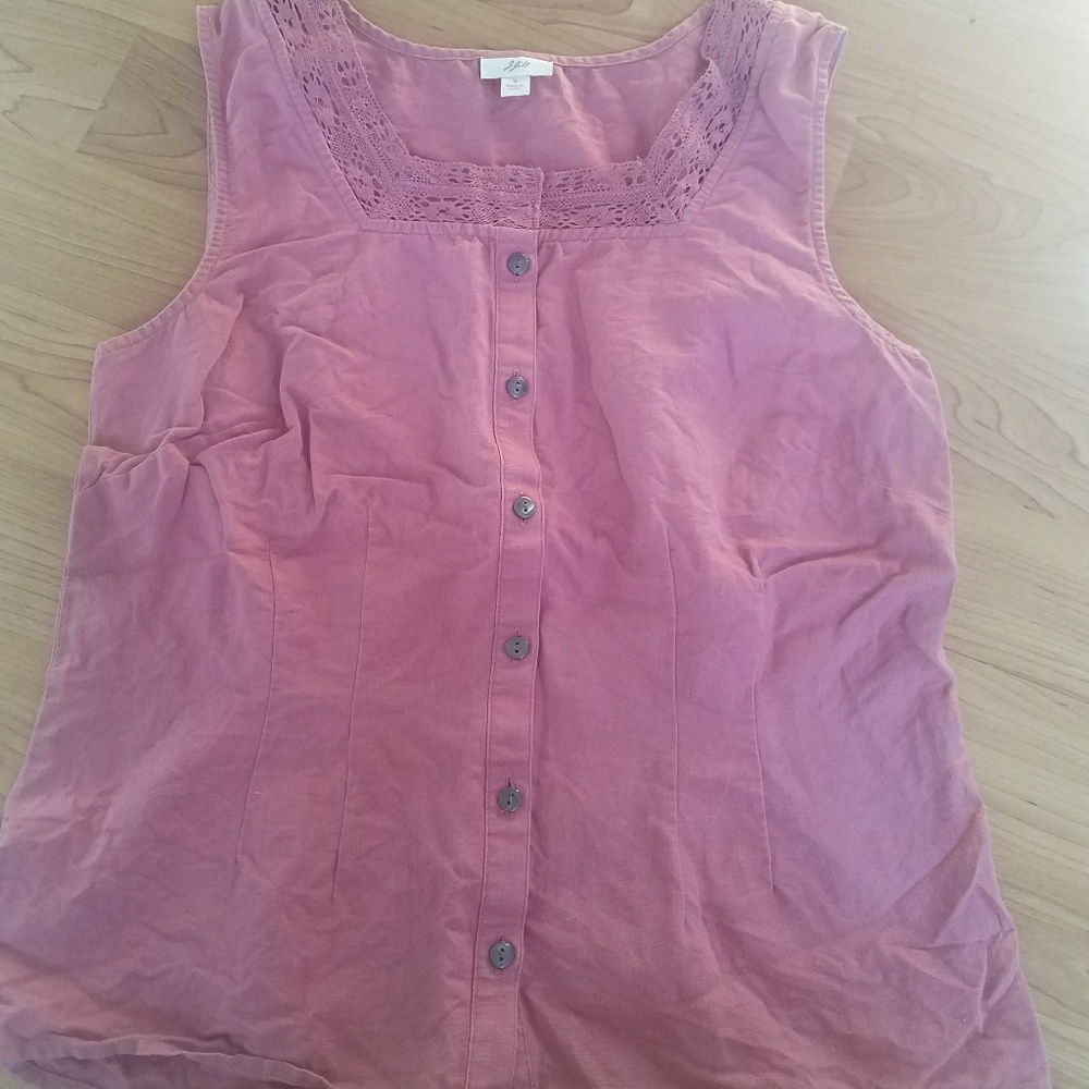 J Jill linen blend tank top